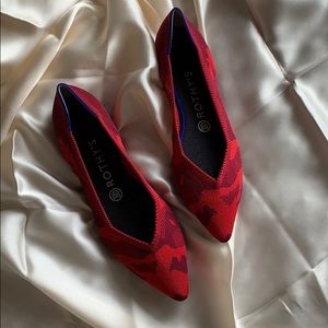 ROTHY’S RED CAMO FLATS